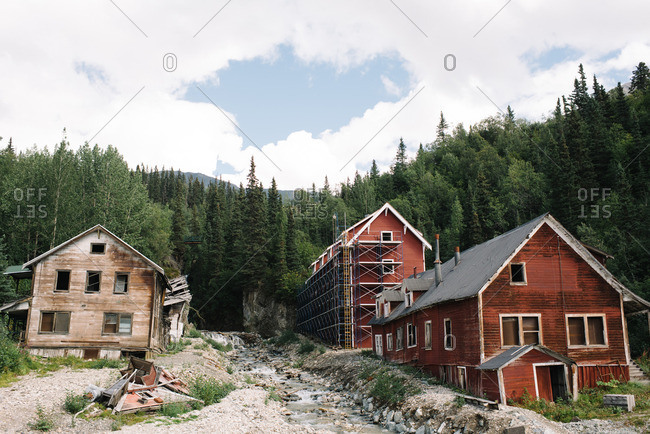 Kennecott Mines National Historic Landmark in Kennecott, Alaska