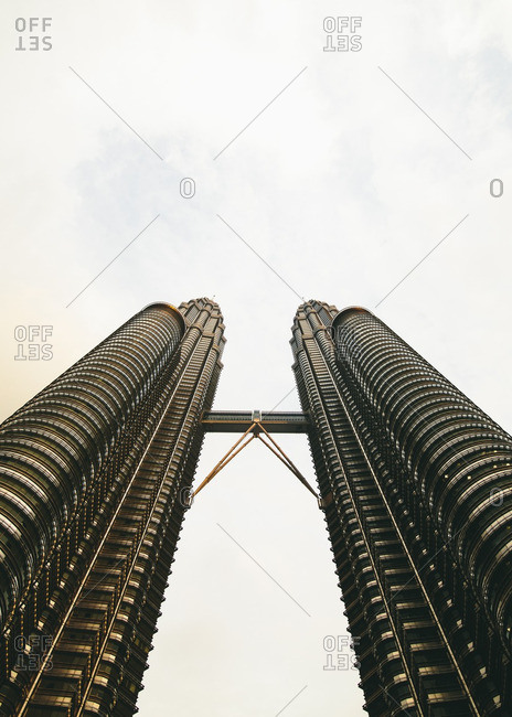 Kuala Lumpur, Malaysia - June 14, 2016: Petronas Towers in Malaysia
