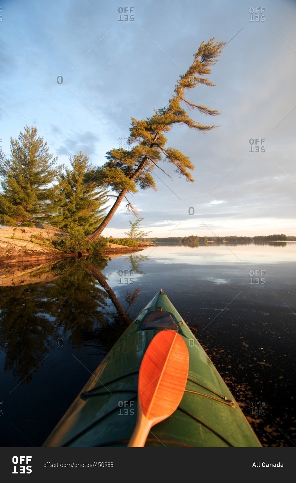 Kayak, Pine Tree, Kahshe Lake, Muskoka, Ontario