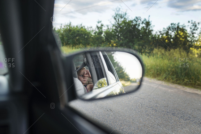 back side mirror car