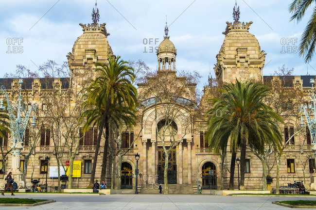 Barcelona, Spain - March 2, 2015: Palace of Justice in Barcelona