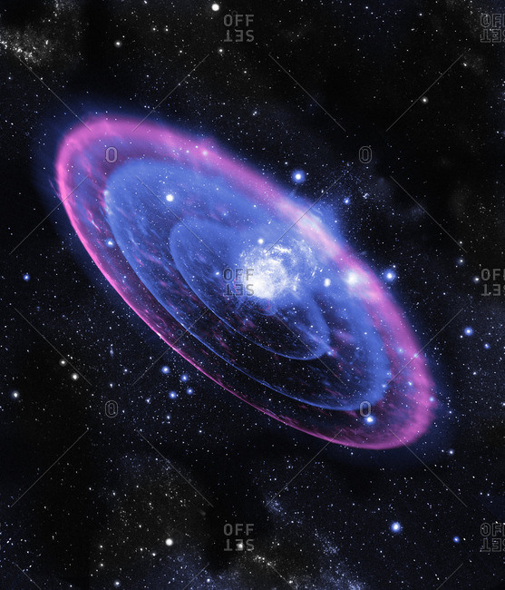 Supernova explosion, artwork - Offset Collection