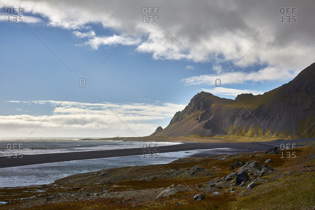 Coastline of Hvalnes, Iceland
