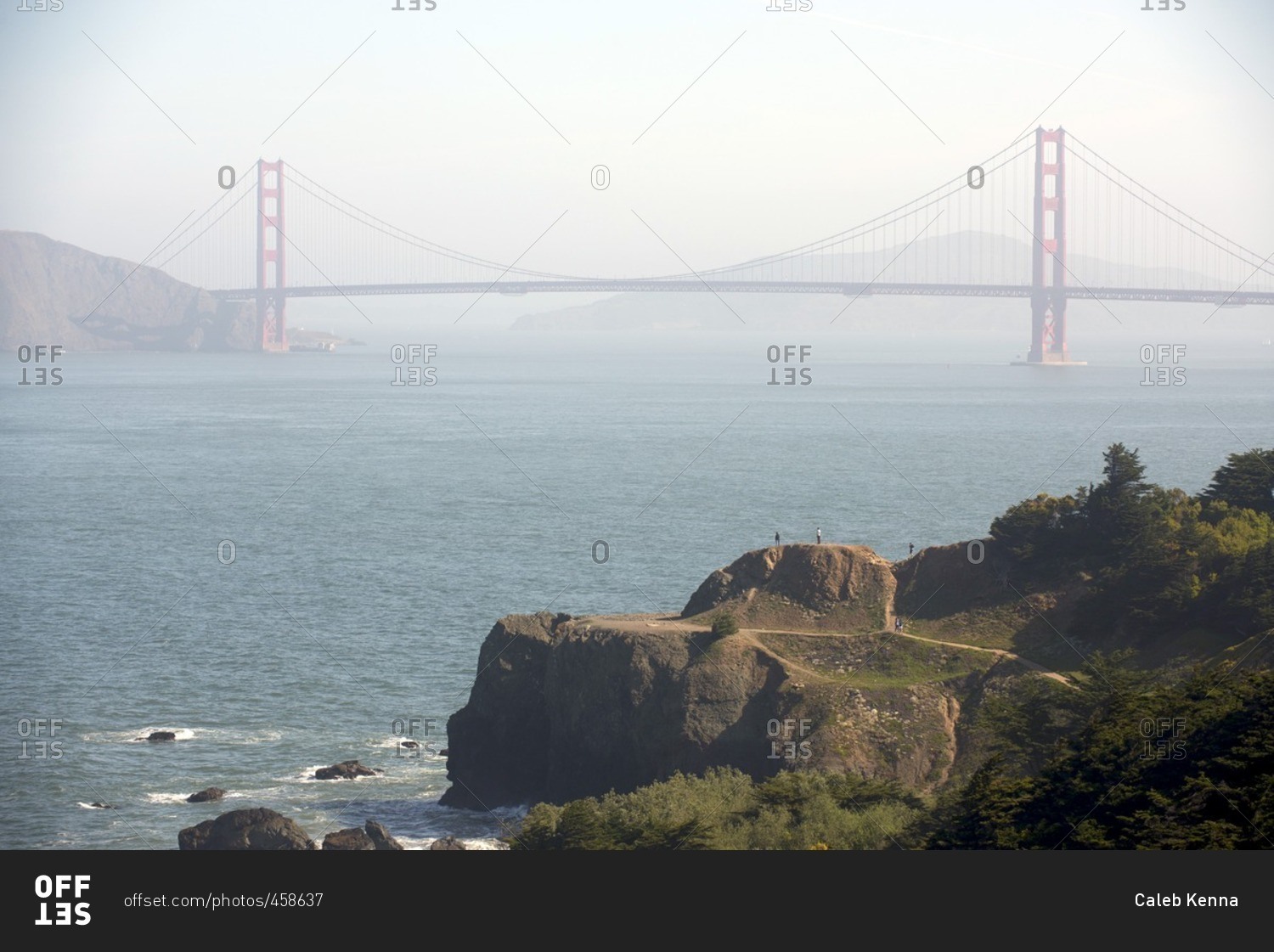 View of Golden Gate Bridge from Golden Gate National Recreation Area