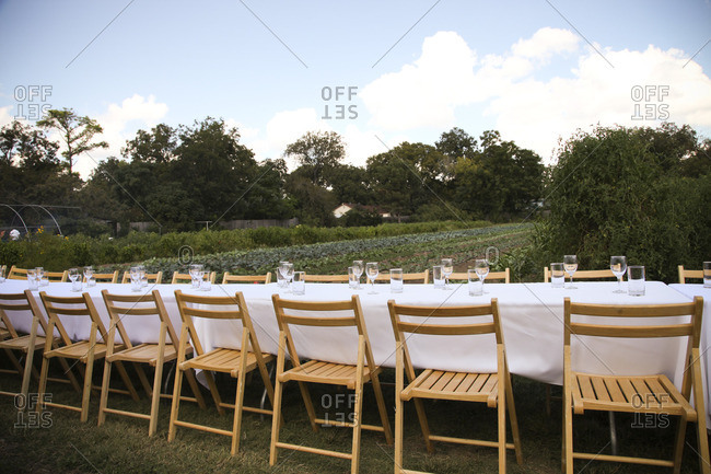 long table for outside