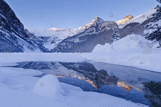 Winter, Lake Louise, Banff National Park, Alberta, Canada