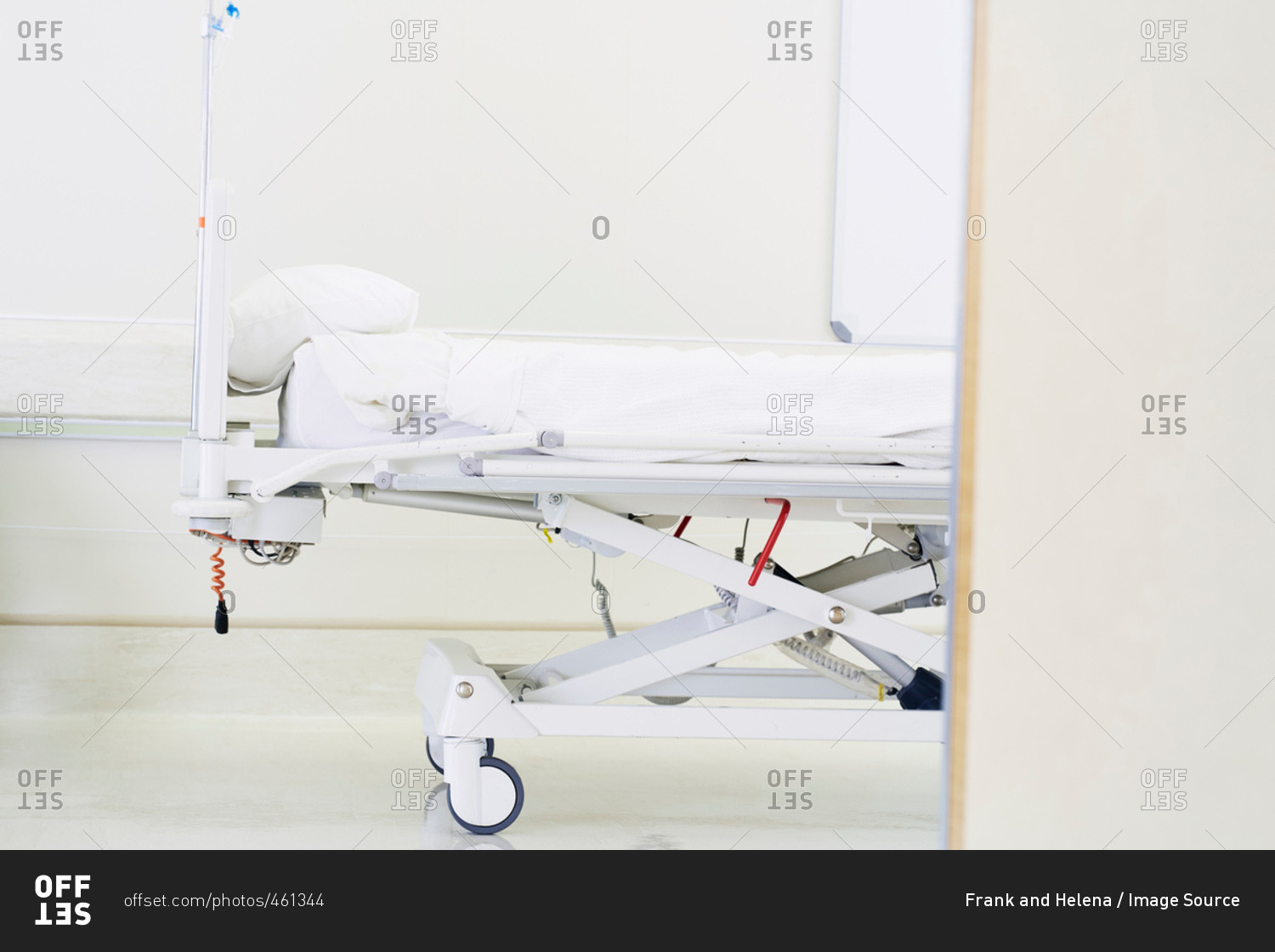 Hospital Bed Side View Hospital Bed Side View