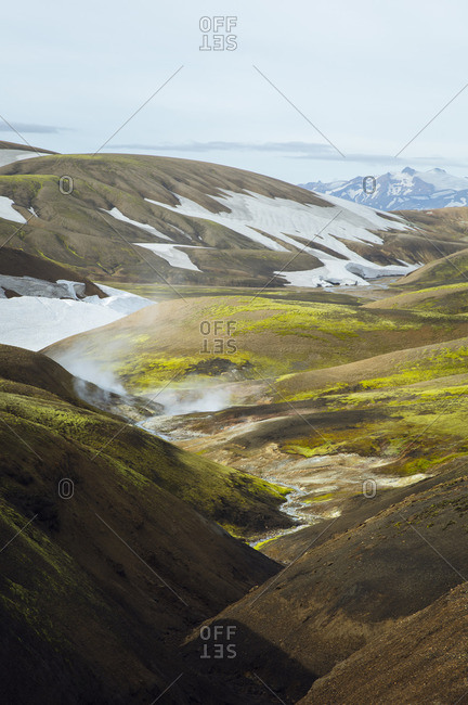 Volcanic mountains in Landmannalaugar