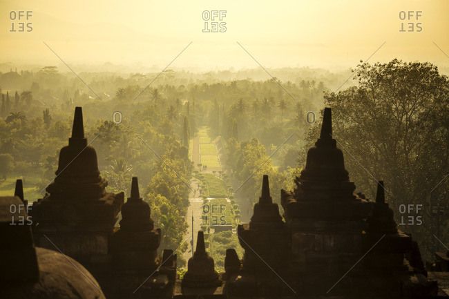 Indonesia- Java- Borobudur Temple Complex