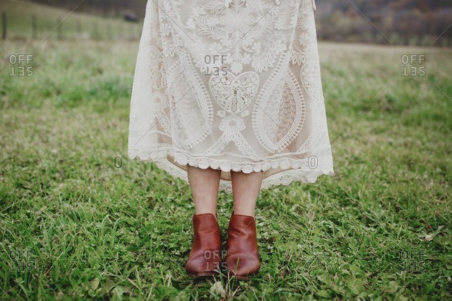 dress and western boots