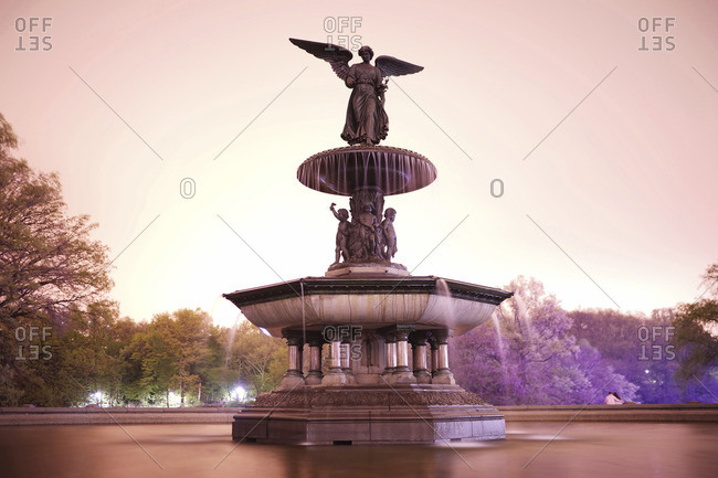 Bethesda Terrace in Central park New York City, New York. stock photo -  OFFSET