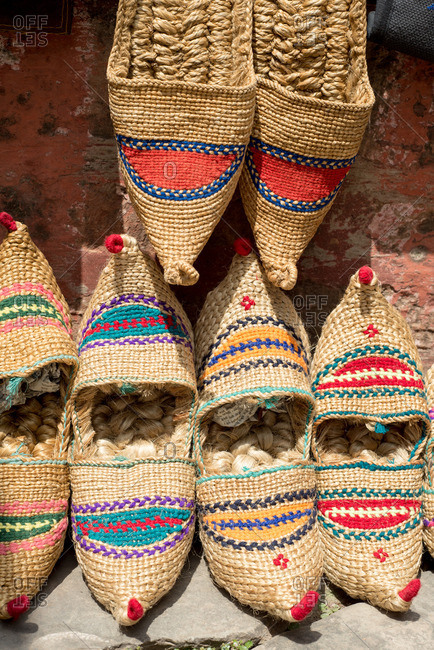 Traditional Nepali straw sandals
