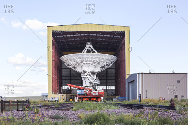 Socorro, New Mexico - August 24, 2016: Antenna Assembly Building, Karl G. Jansky Very Large Array
