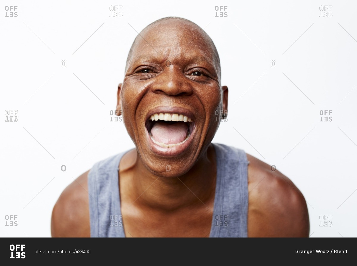 Black Man Screaming Stock Photo OFFSET   Offset 488435 