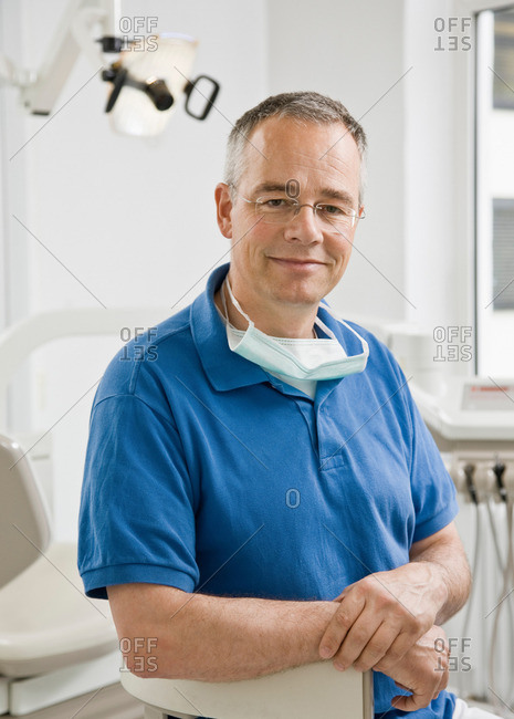 Portrait of a male dentist