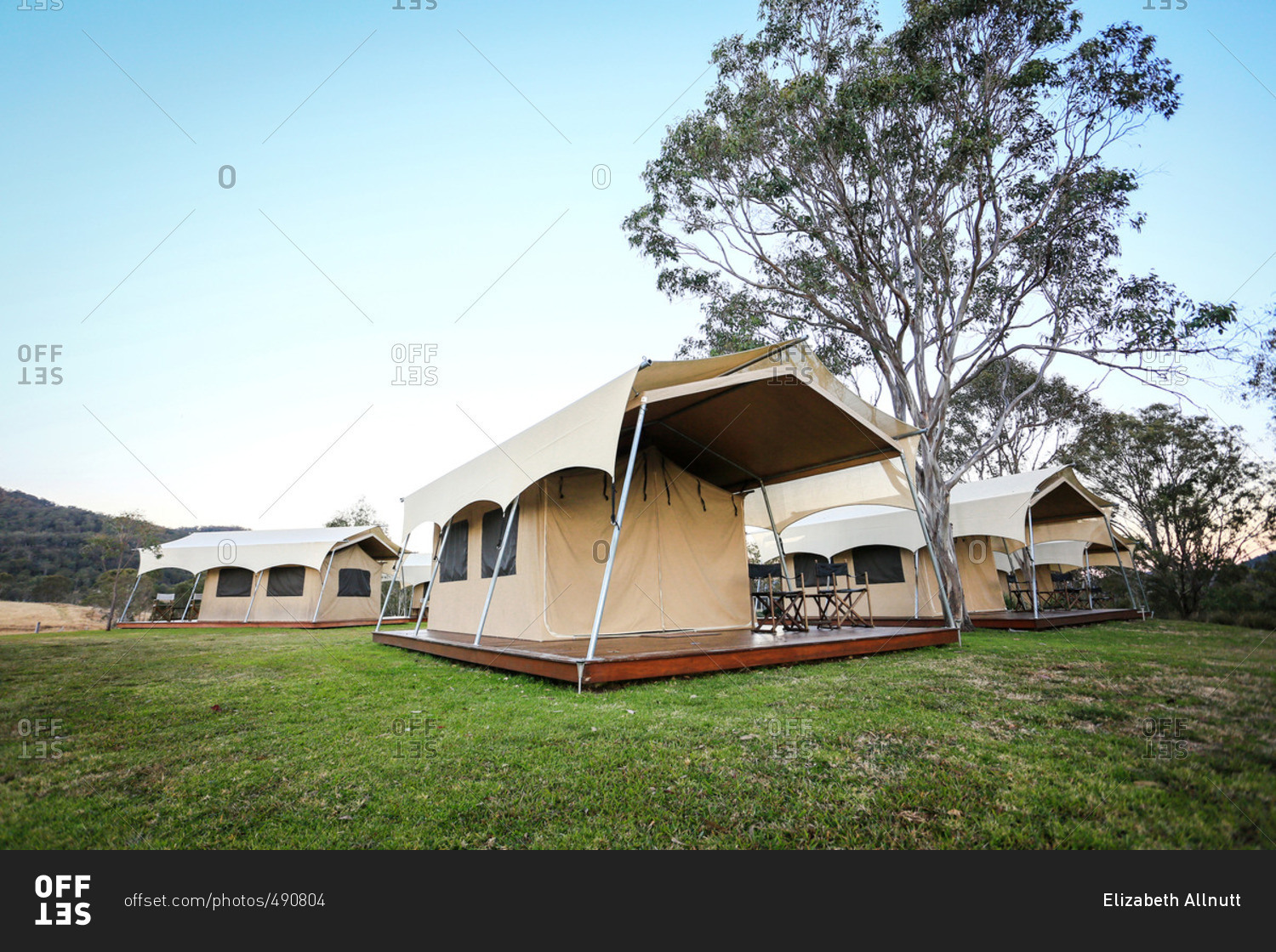 Tents for rent in Australian Outback