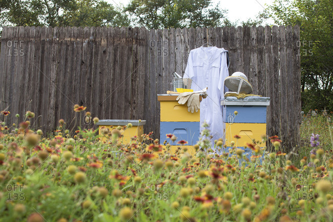 Beekeeping suit with boxes - Offset