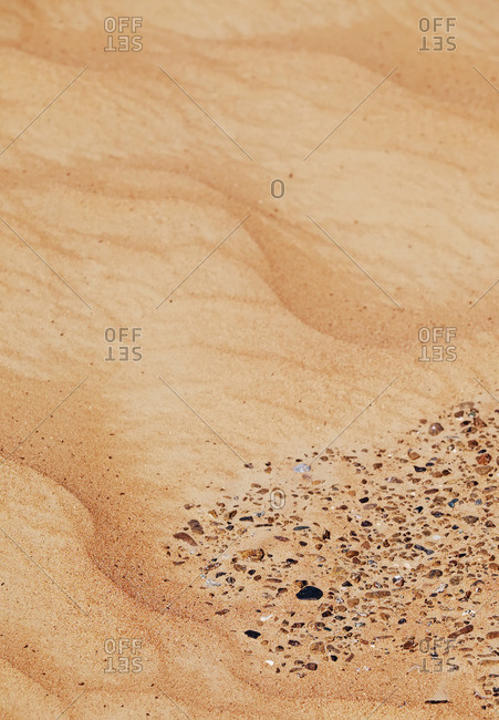 Stones in a sandy dune