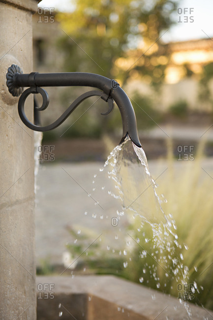 A Fountain Faucet Spraying Water Stock Images Page Everypixel