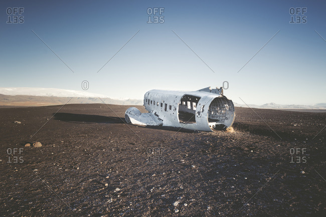 Iceland- Solheimasandur- plane wreck in the desert