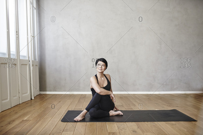 Woman practicing yoga - Offset Collection