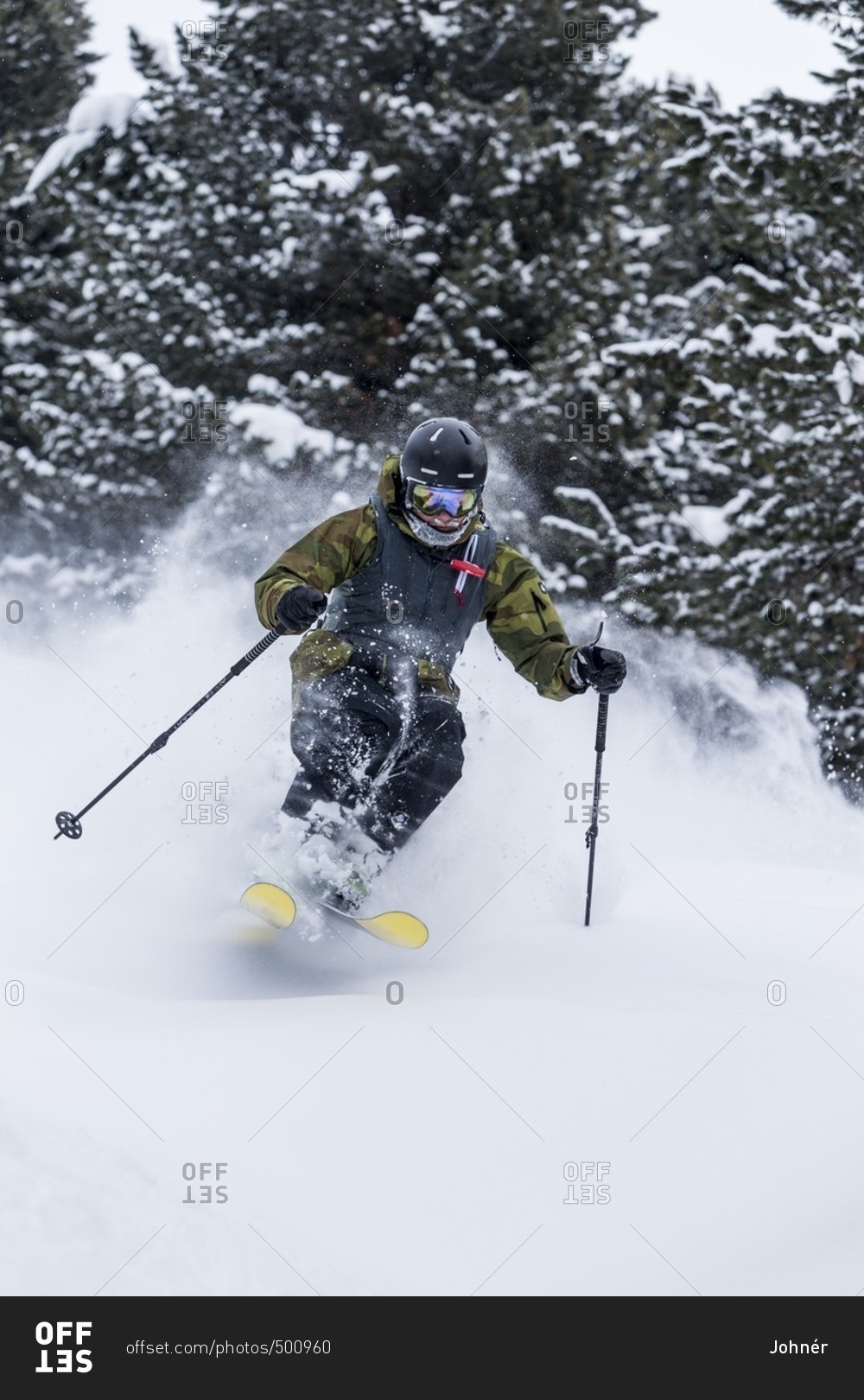 Person skiing