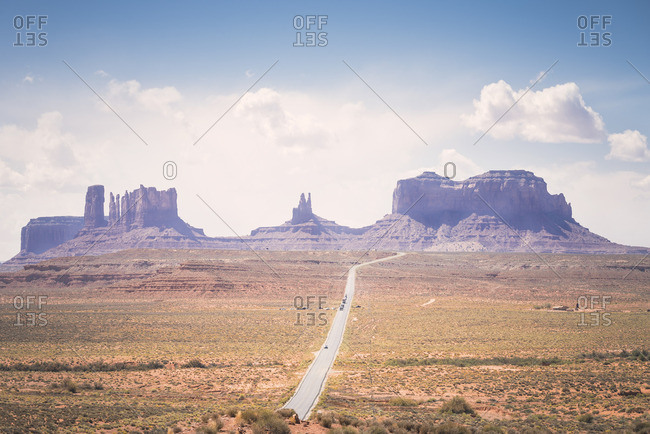 USA- Utah- road to Monument Valley