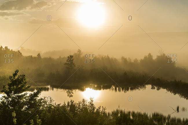 Dawn, Waterton Lakes National Park, Park, Alberta, Canada