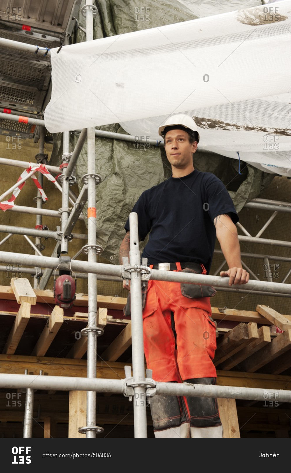 A construction worker Offset Collection stock photo OFFSET