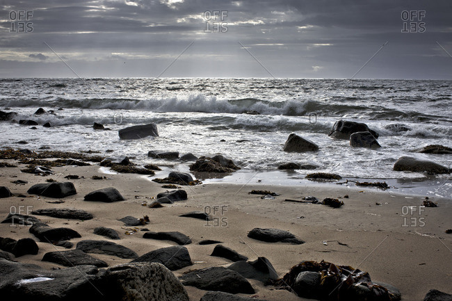 Beach at dusk