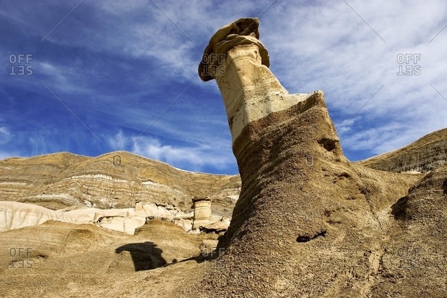 Natural Sandstone Towers, Drumheller, Alberta, Canada