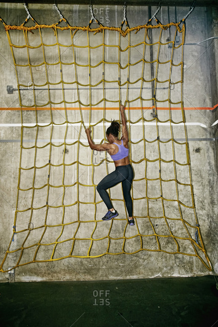 climbing wall net