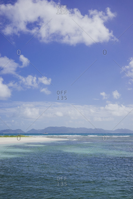 Seascape off coast of Anguilla