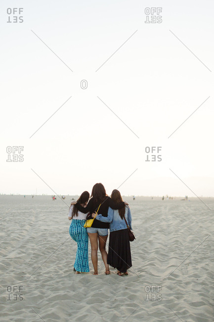 Females hang out  Santa Monica Pier, Santa Monica, California takes photo at Pacific Park in Santa Monica Pier, Santa Monica, California