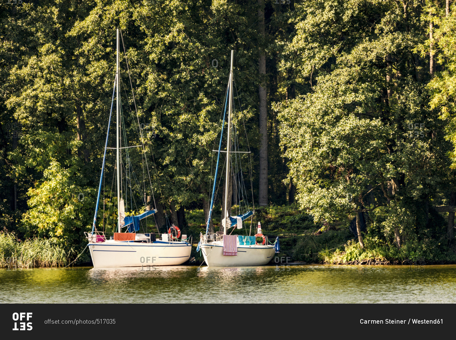 Poland- Masuria- Sailing boats on Lake Niegocin