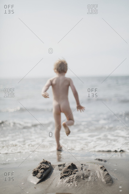 Nude beach boy