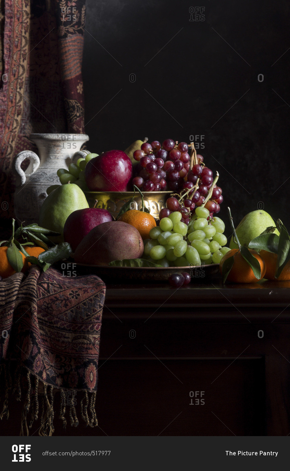 Fruit Still Life In The Style Of Old Masters Paintings Stock Photo OFFSET   Offset 517977 