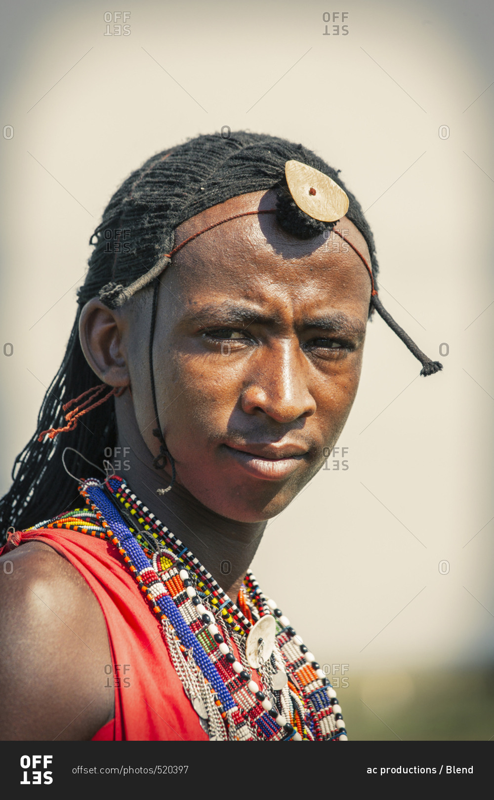 Black man wearing traditional clothing
