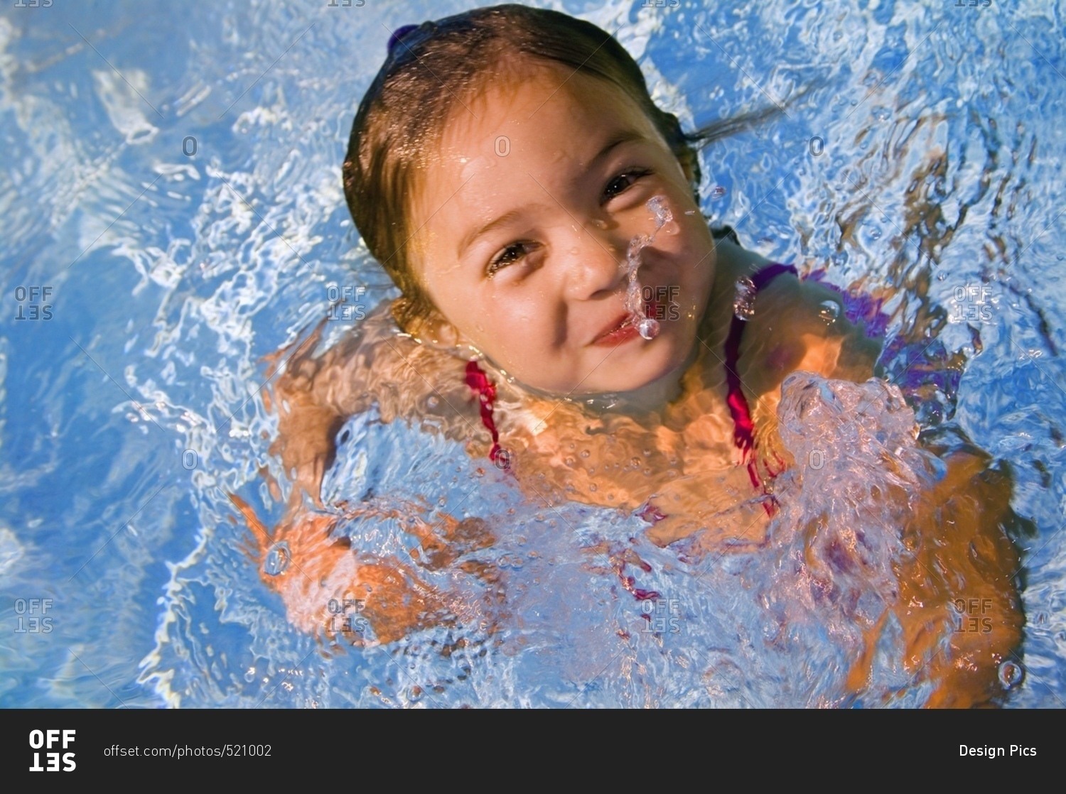 Girl In Swimming Pool
