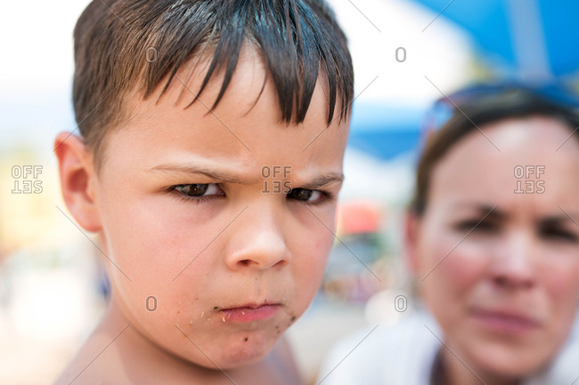 angry kids faces