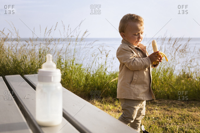 Teen Boy Holding Water Bottle High-Res Stock Photo - Getty Images