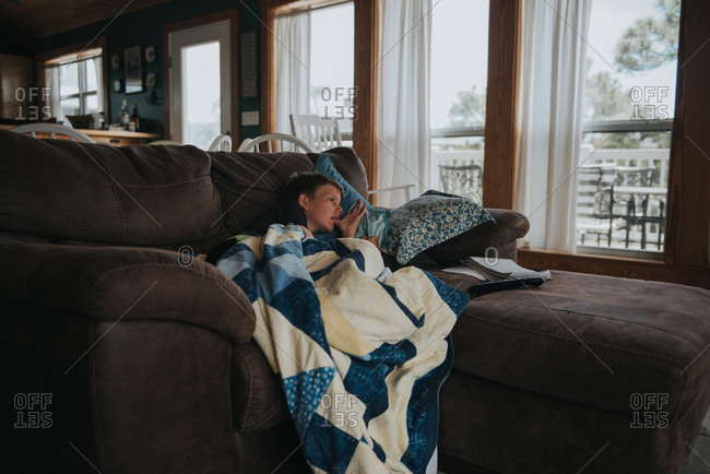 Curl Up On The Couch Stock Photos Offset