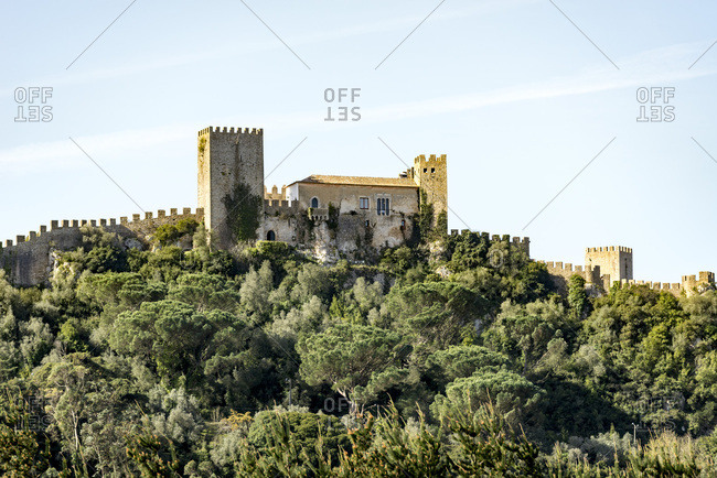 Obidos Castle Portugal Stock Photos Offset