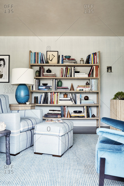 Los Angeles, California - November 15, 2016: Reading area in comfortable home