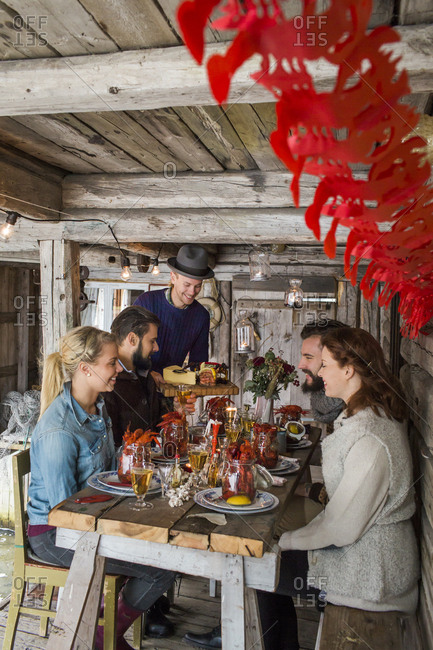 Sweden, People at crayfish party