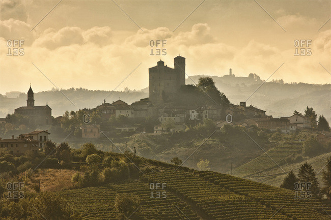 Landscape with the village