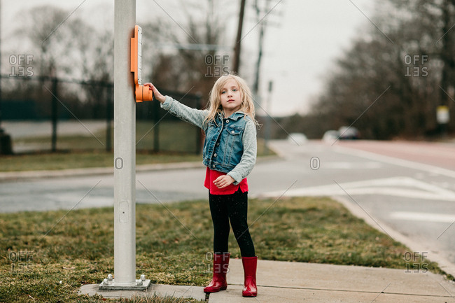 Kids Crosswalk Photos, Images and Pictures
