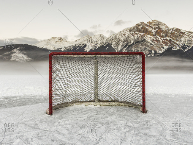 outdoor hockey rink wallpaper