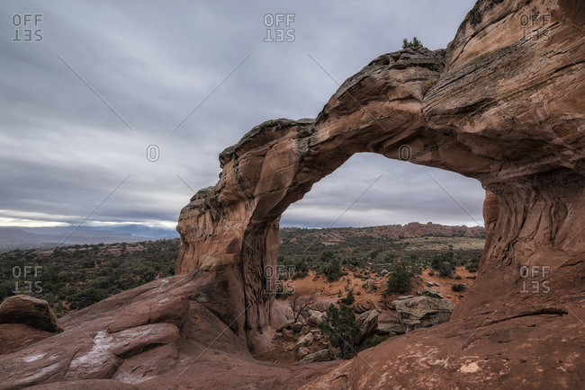 Rock formation in Arches National Park, Moab, Utah, United States