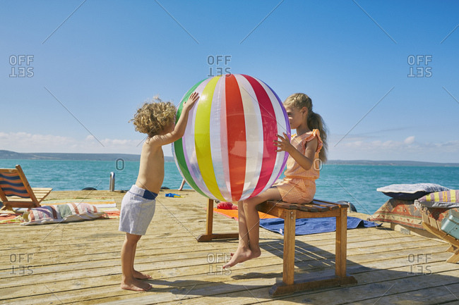 sun beach ball